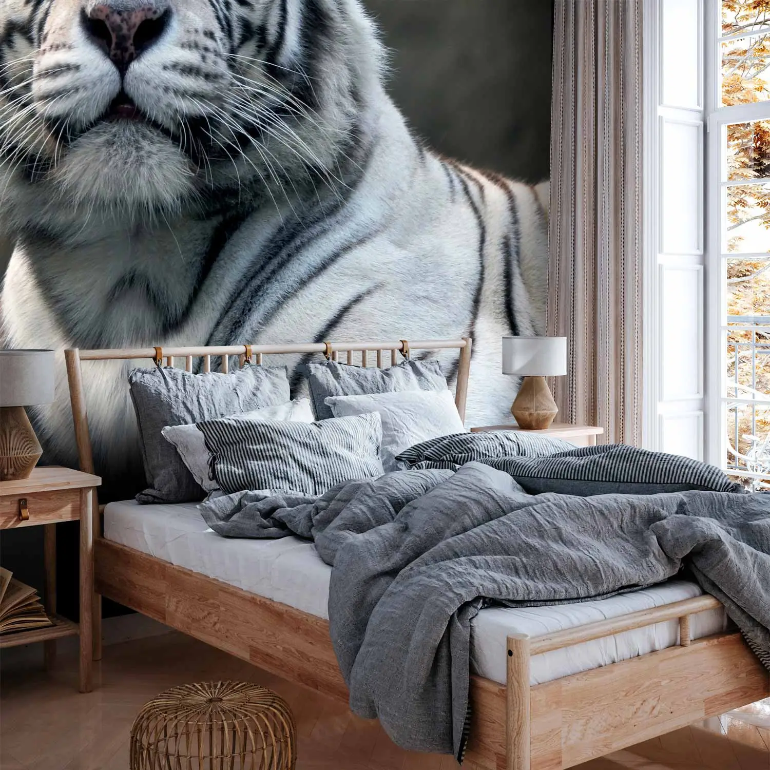 tiger wallpaper bedroom