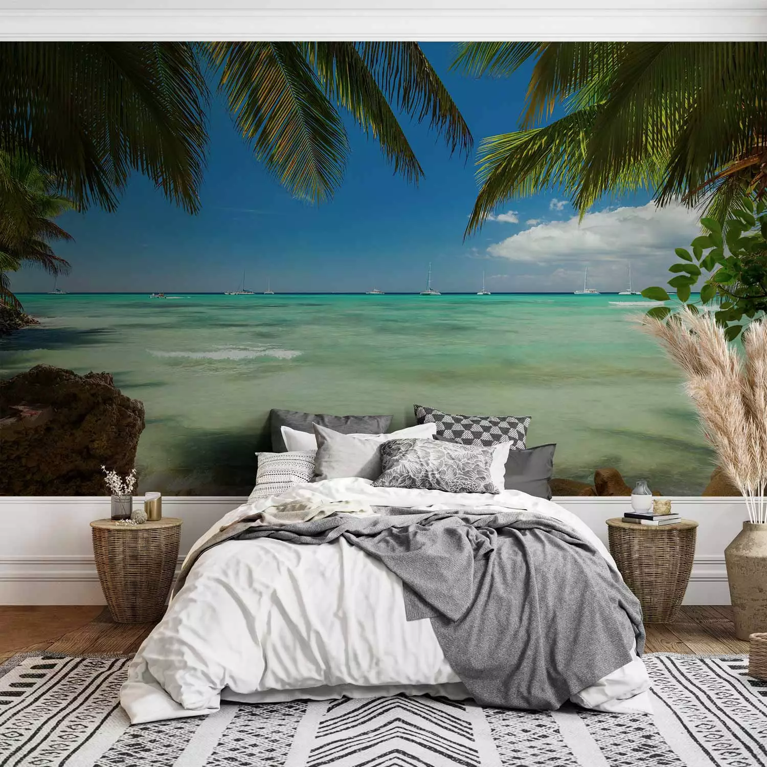 Photo Wallpaper Relaxing on the beach - bimago