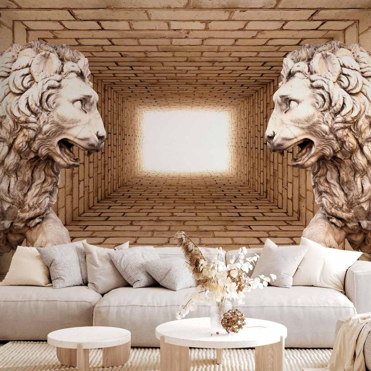 Wall Mural Mystery of lions