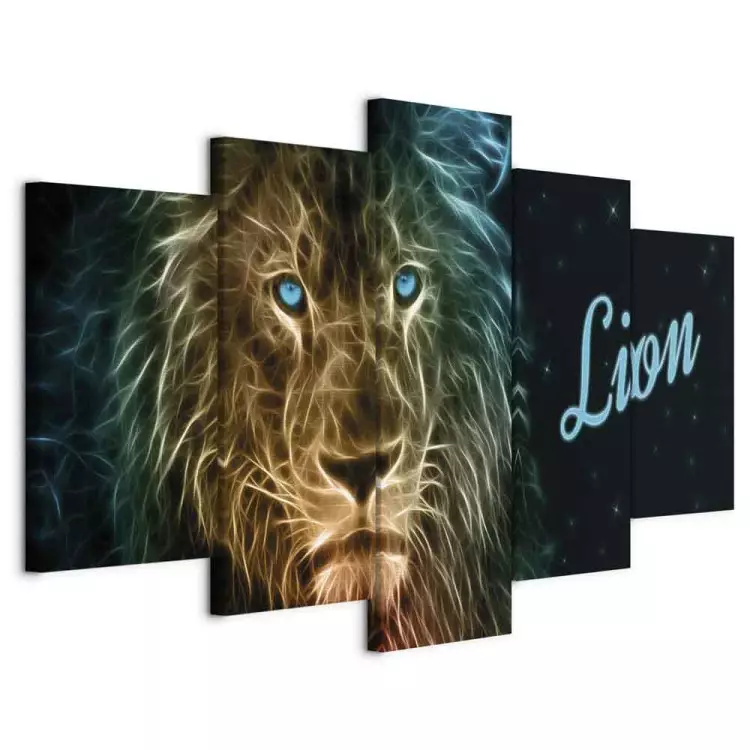 Gold lion