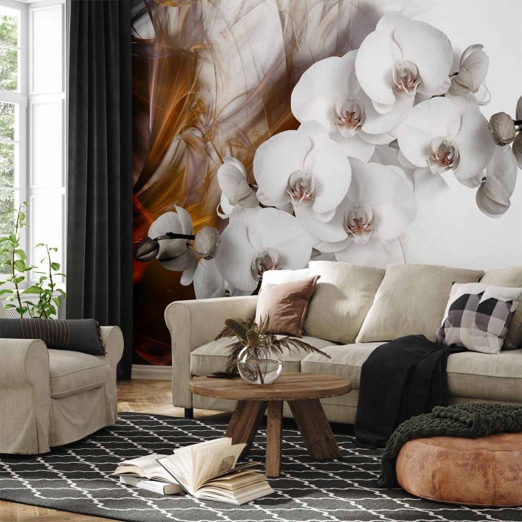 Wall Mural Orchid on fire