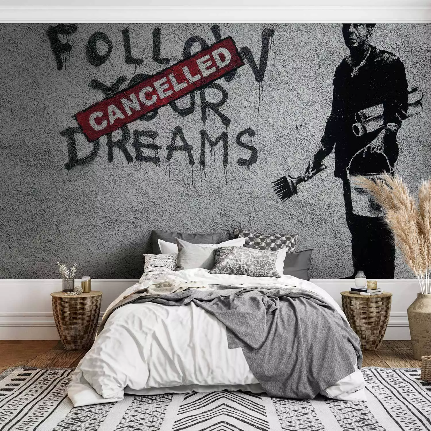 Wall Mural Dreams Cancelled (Banksy)