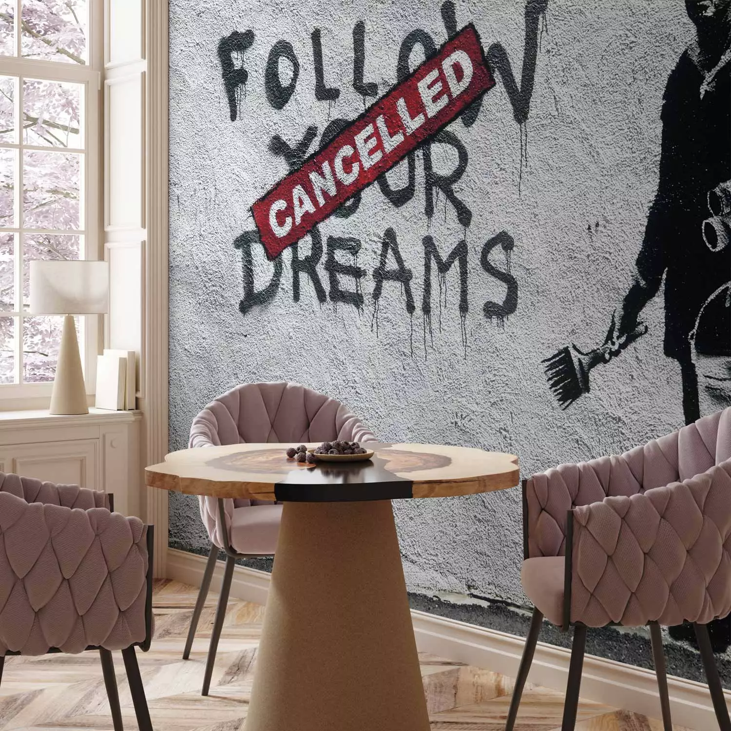 Wall Mural Dreams Cancelled (Banksy)
