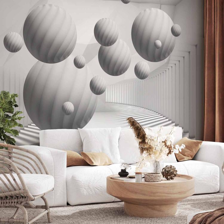 Wall Mural Balls in White