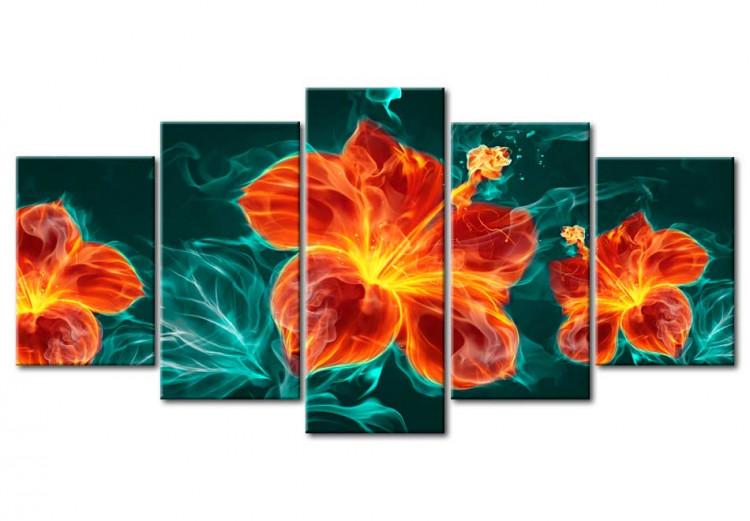 Canvas Flaming Lily