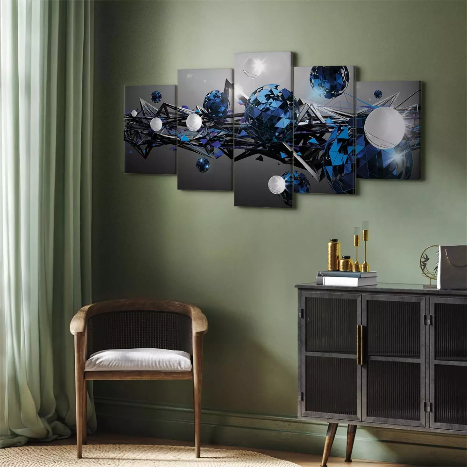 Canvas Print  Geometric Milky Way