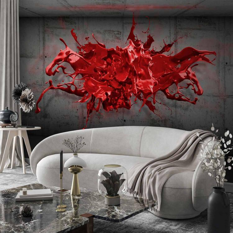 Wall Mural Red Ink Blot