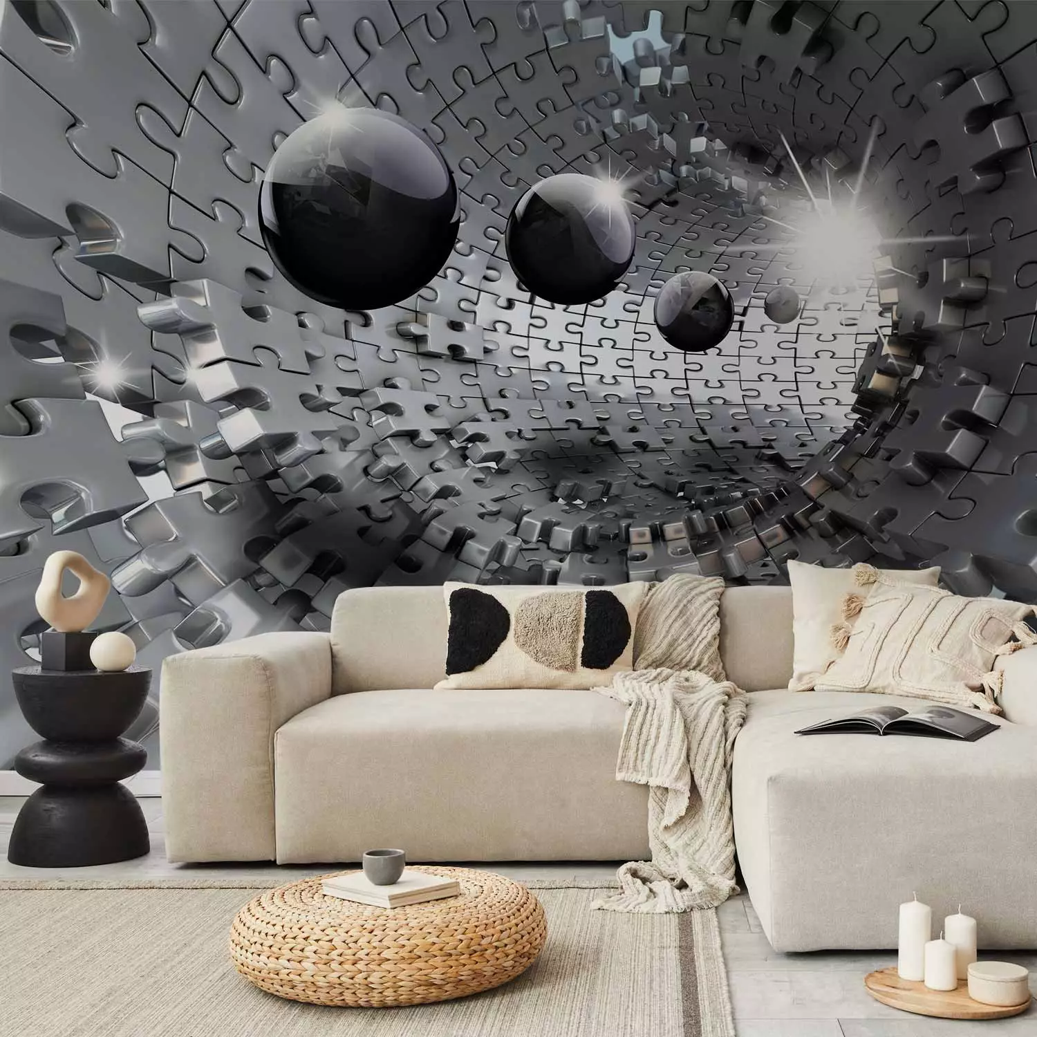 Photo Wallpaper Puzzle - Tunnel