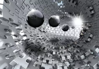 Photo Wallpaper Puzzle - Tunnel Wallpaper Cropper