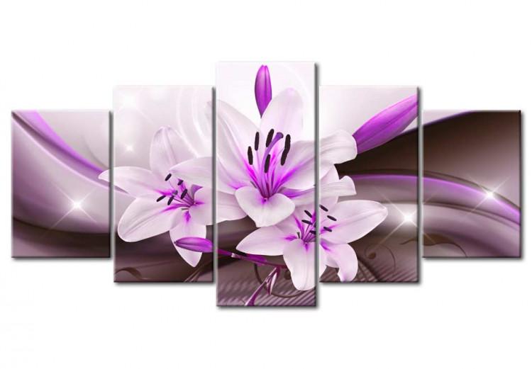 Canvas Violet Desert Lily