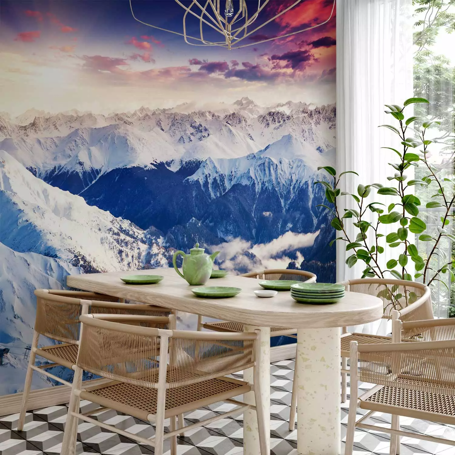Wall Mural Magnificent Alps