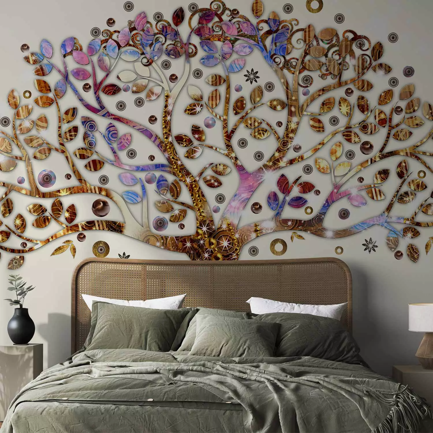Photo Wallpaper Golden Tree