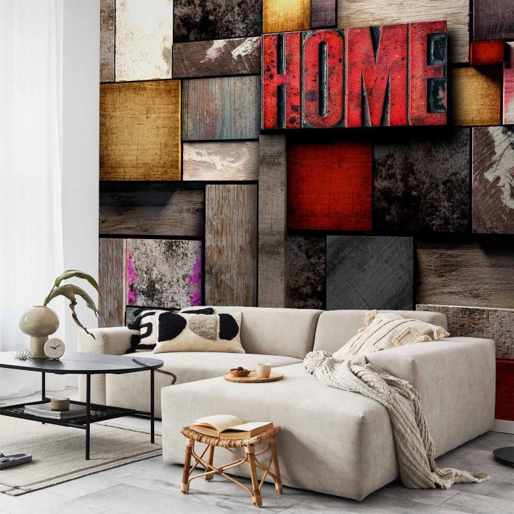 Wall Mural Colorful Home