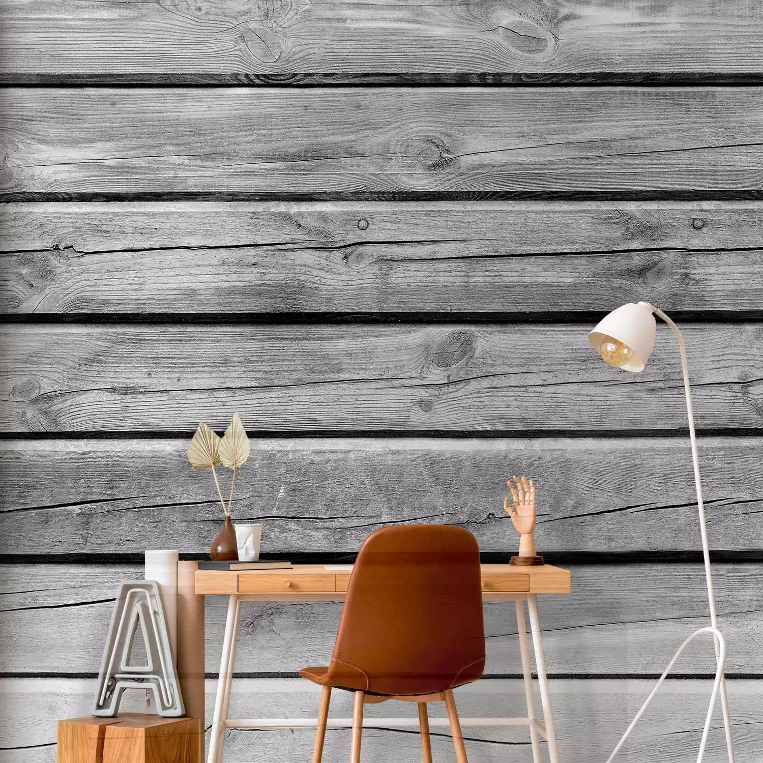 Photo Wallpaper Old Barn Wood 