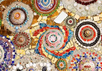 Wall Mural Moroccan Mosaic  Wallpaper Cropper