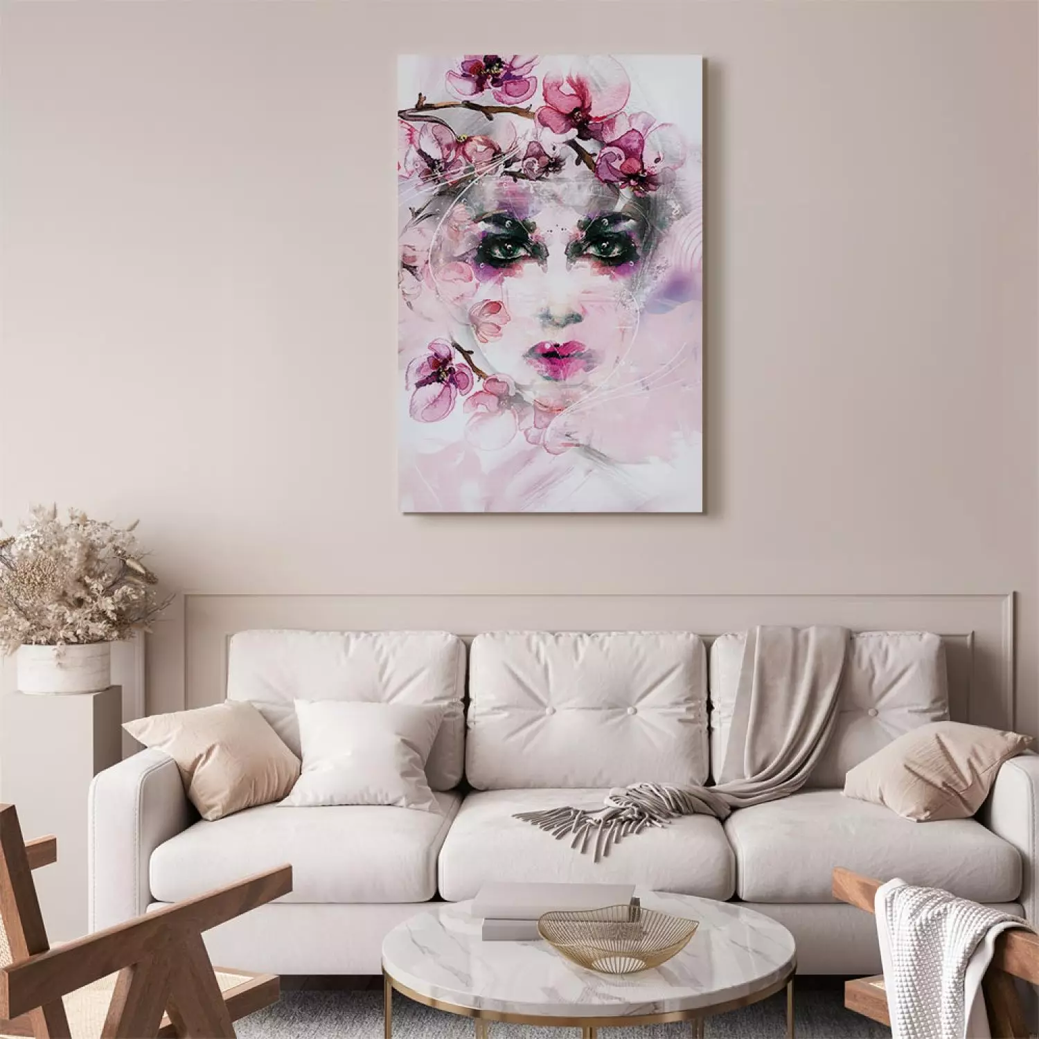 Canvas Face of Feminity