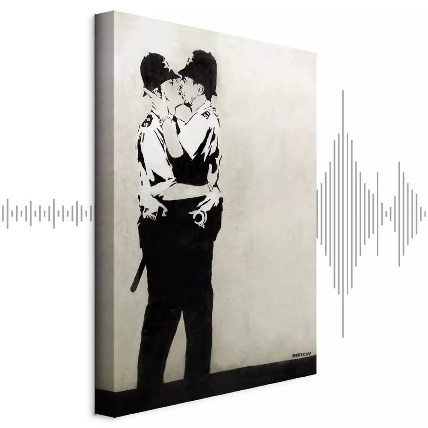 Banksy Mighty Jaxx Kissing Coppers 9.4inch Collectibles