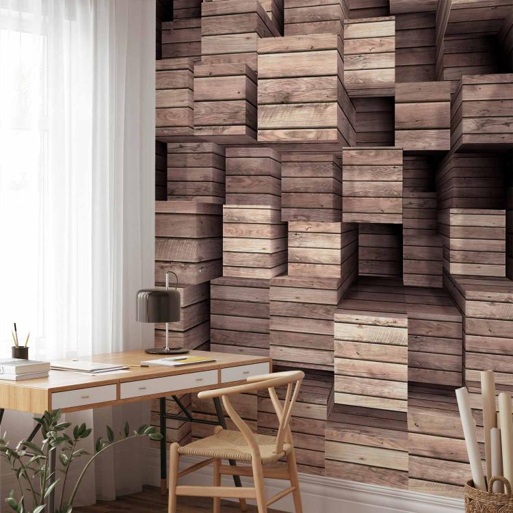 Wall Mural Wooden Finesse