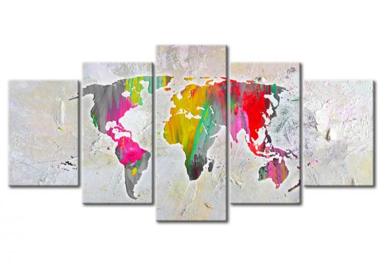 Canvas Illustration of the World
