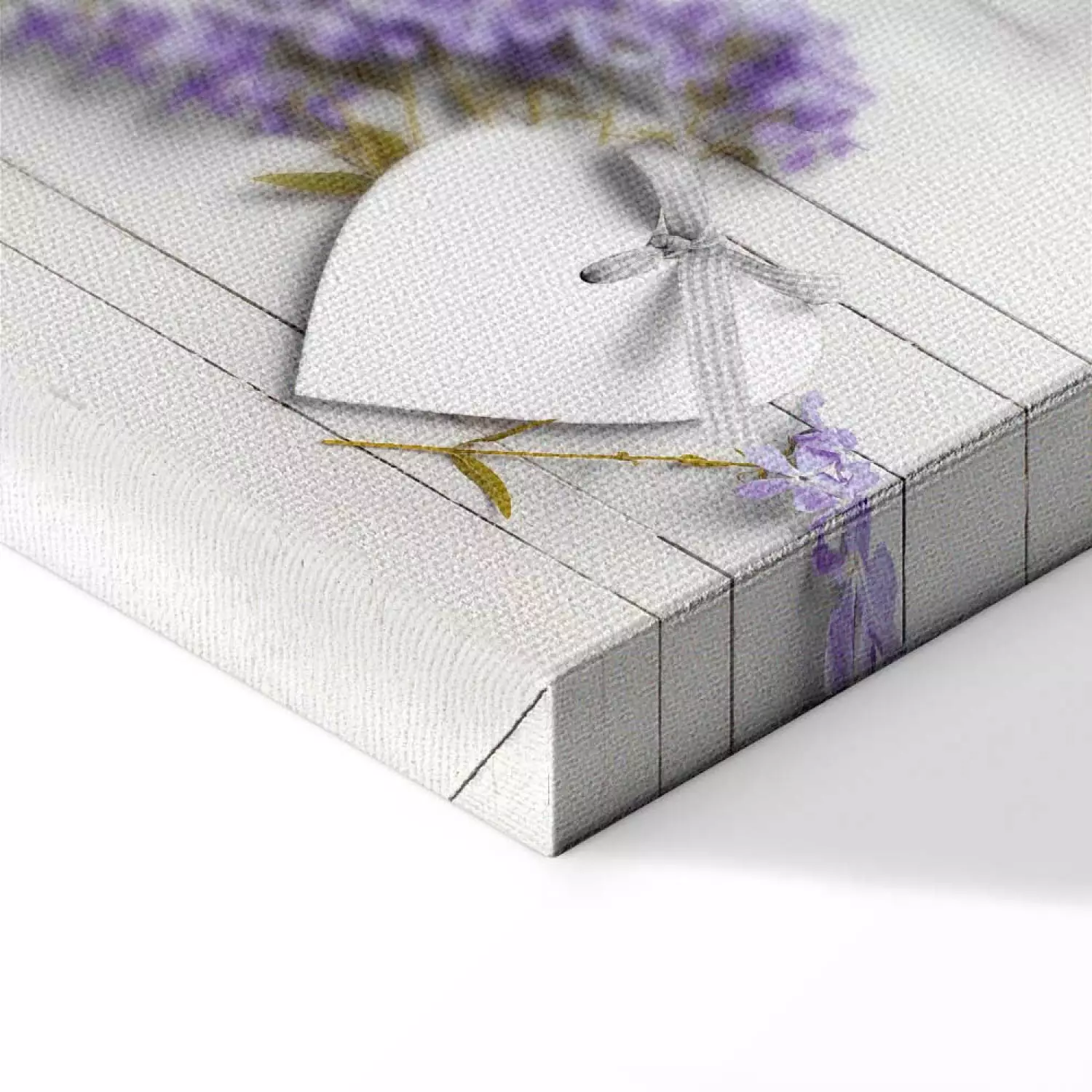 Canvas White hearts
