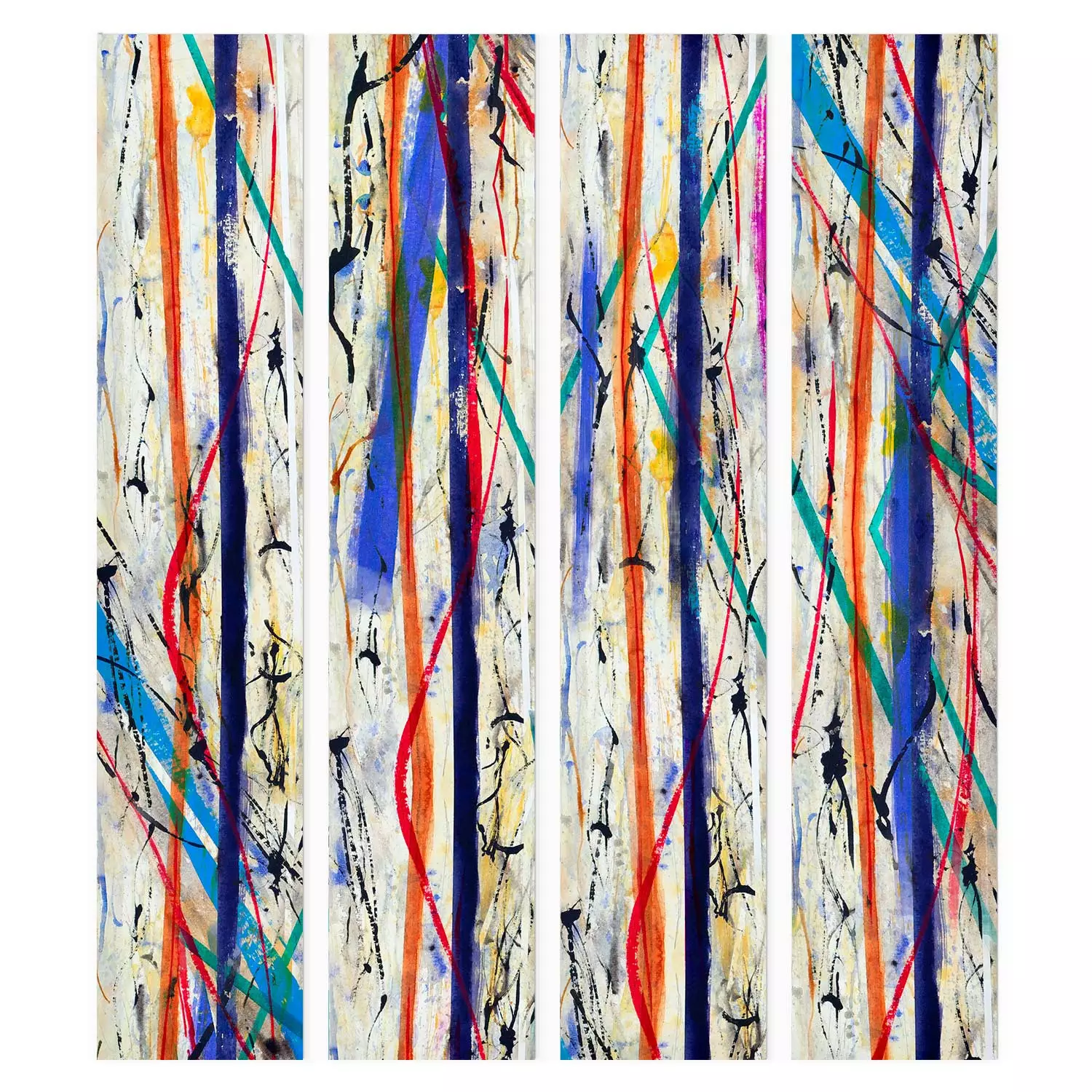 Modern Wallpaper Magma Colorful Splash