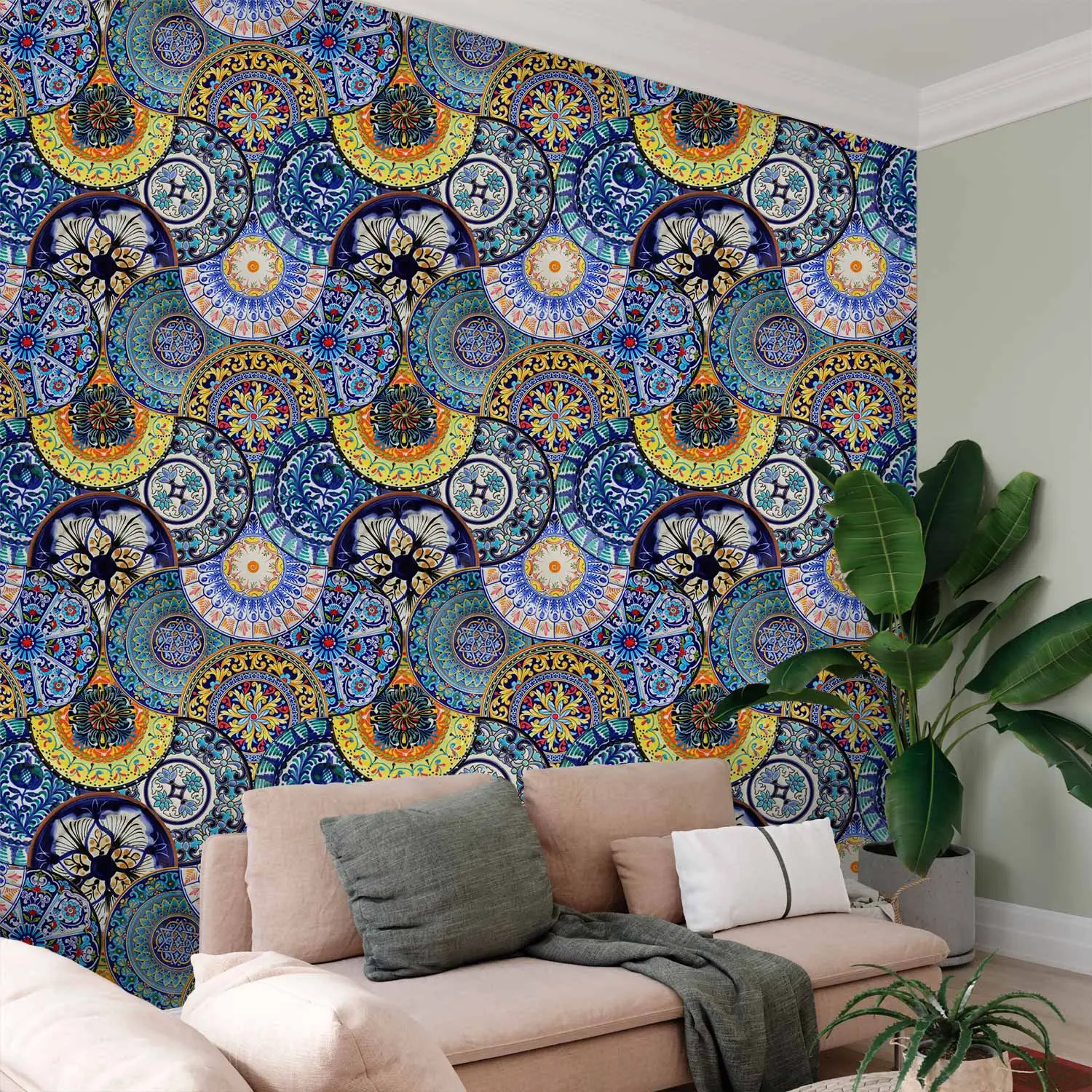 vintage oriental wallpaper