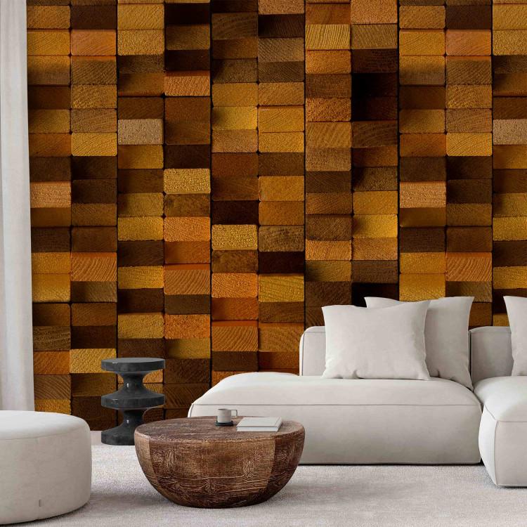 Wallpaper Magma Wooden Wall