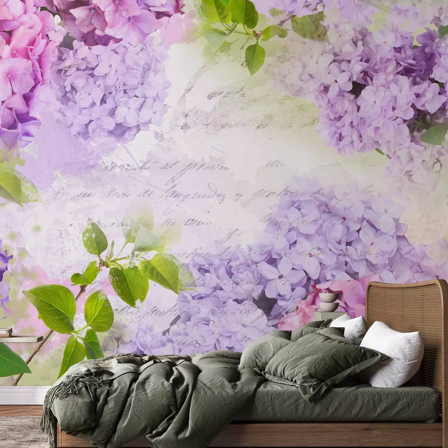 Photo Wallpaper May's lilacs - bimago, image size:1500x1500