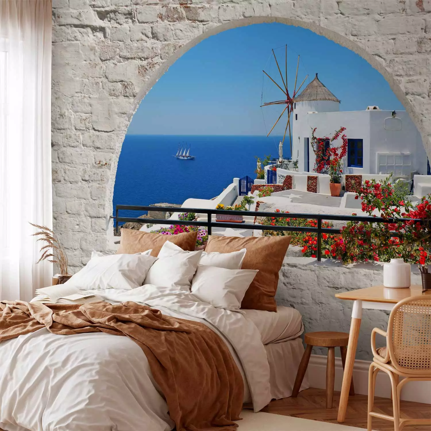 Photo Wallpaper Summer in Santorini