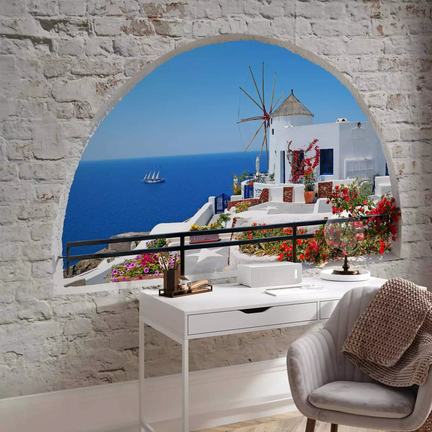 Photo Wallpaper Summer in Santorini