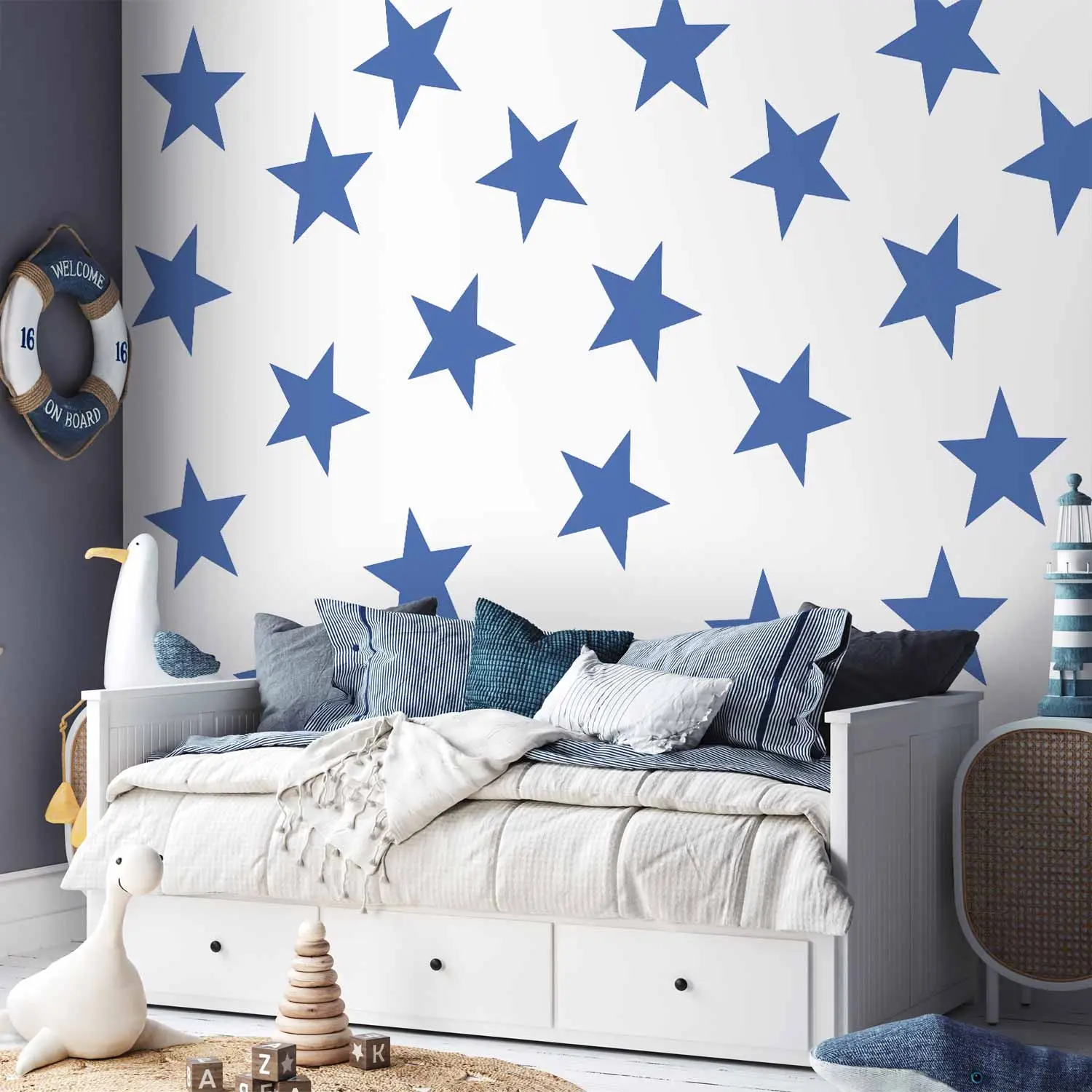 star wallpaper bedroom
