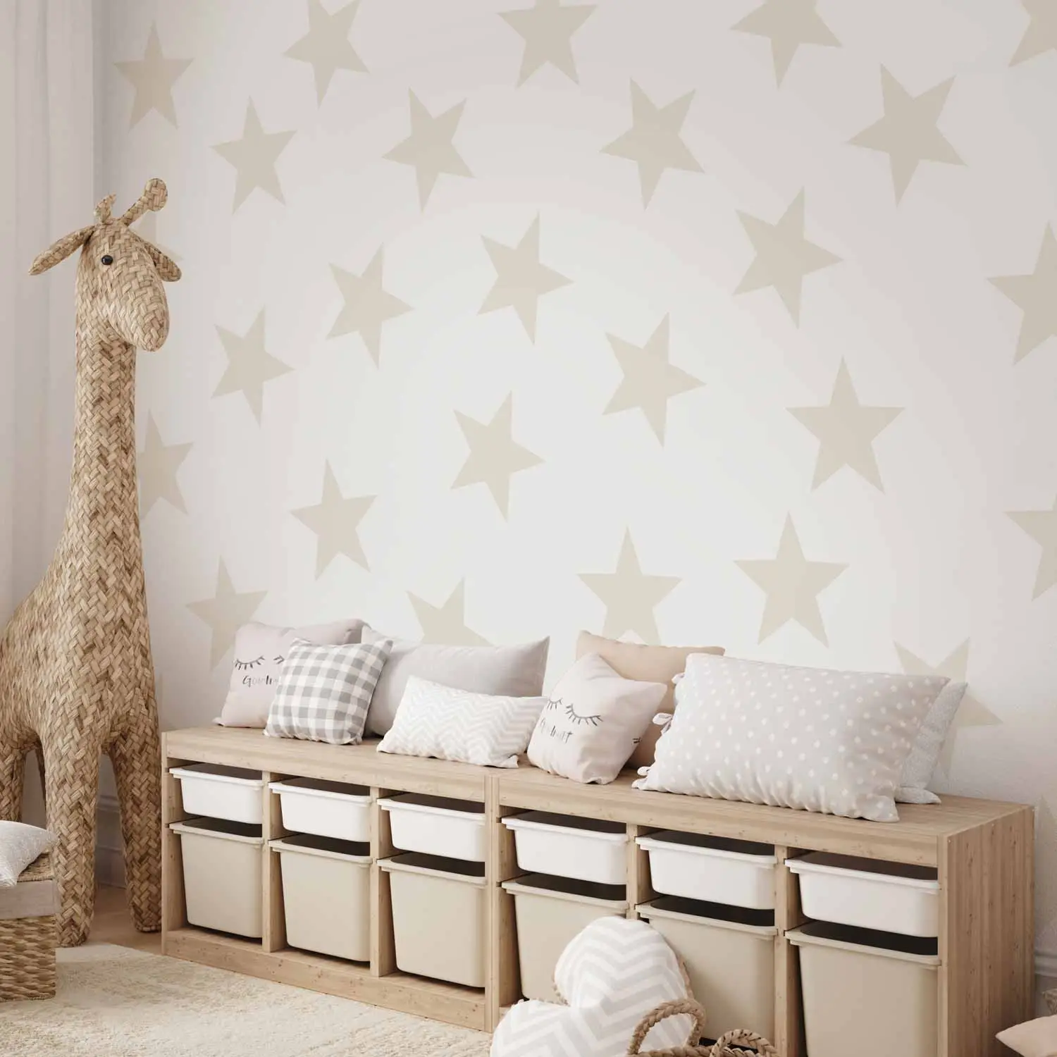 star wallpaper bedroom