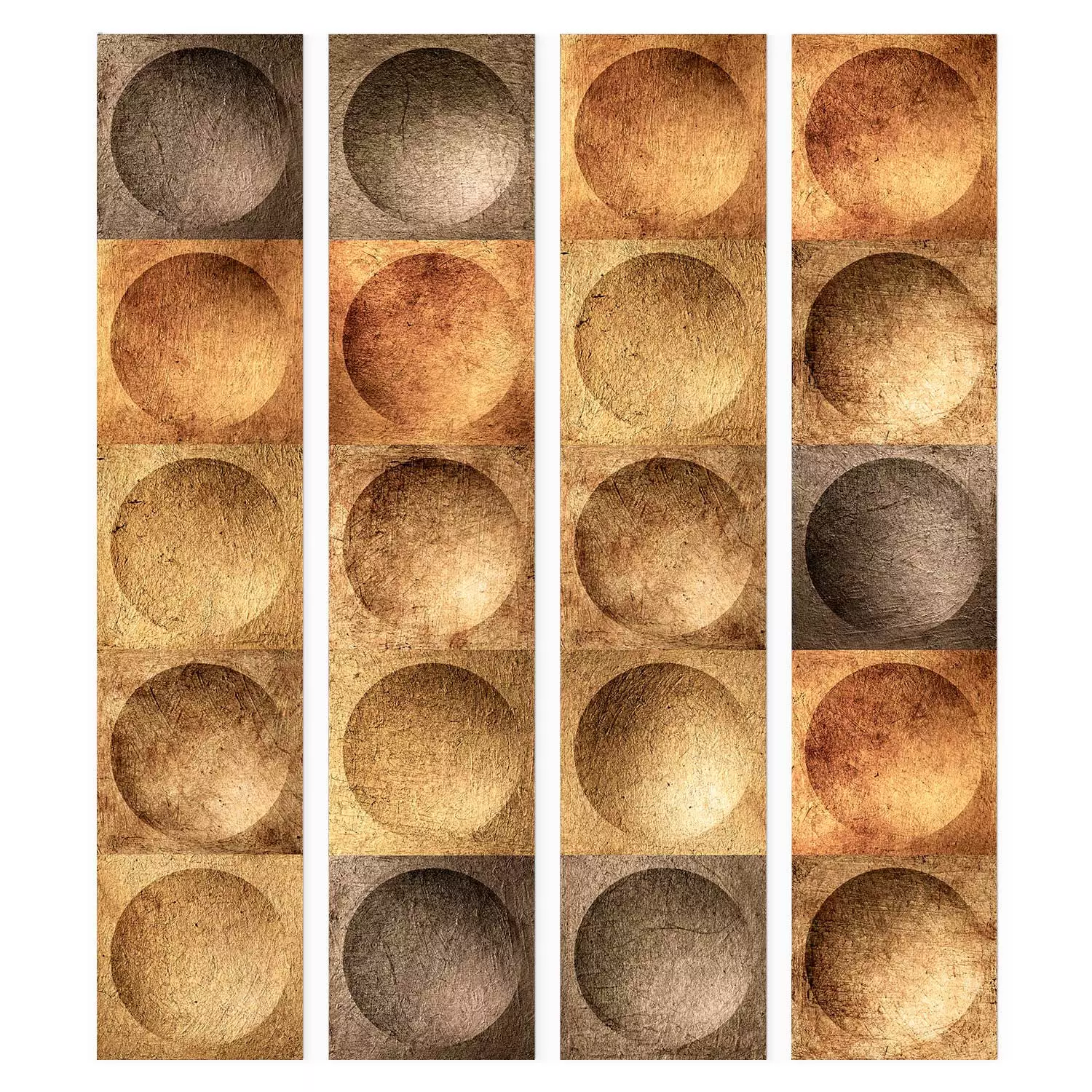 Wallpaper Magma Golden Circles