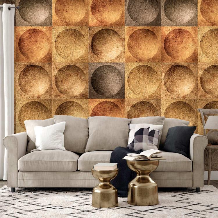Wallpaper Magma Golden Circles