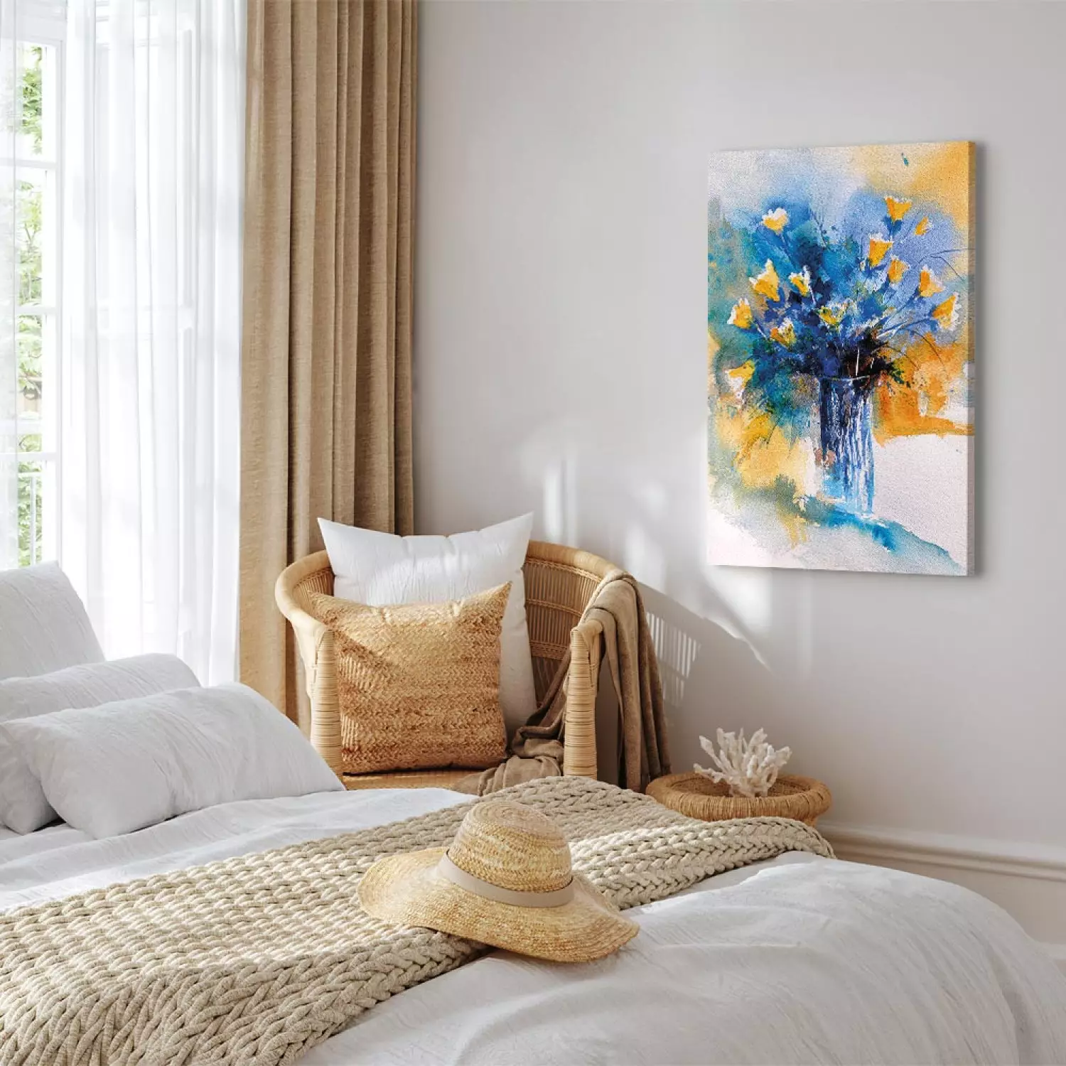 Canvas Art Print Flowery Artistry
