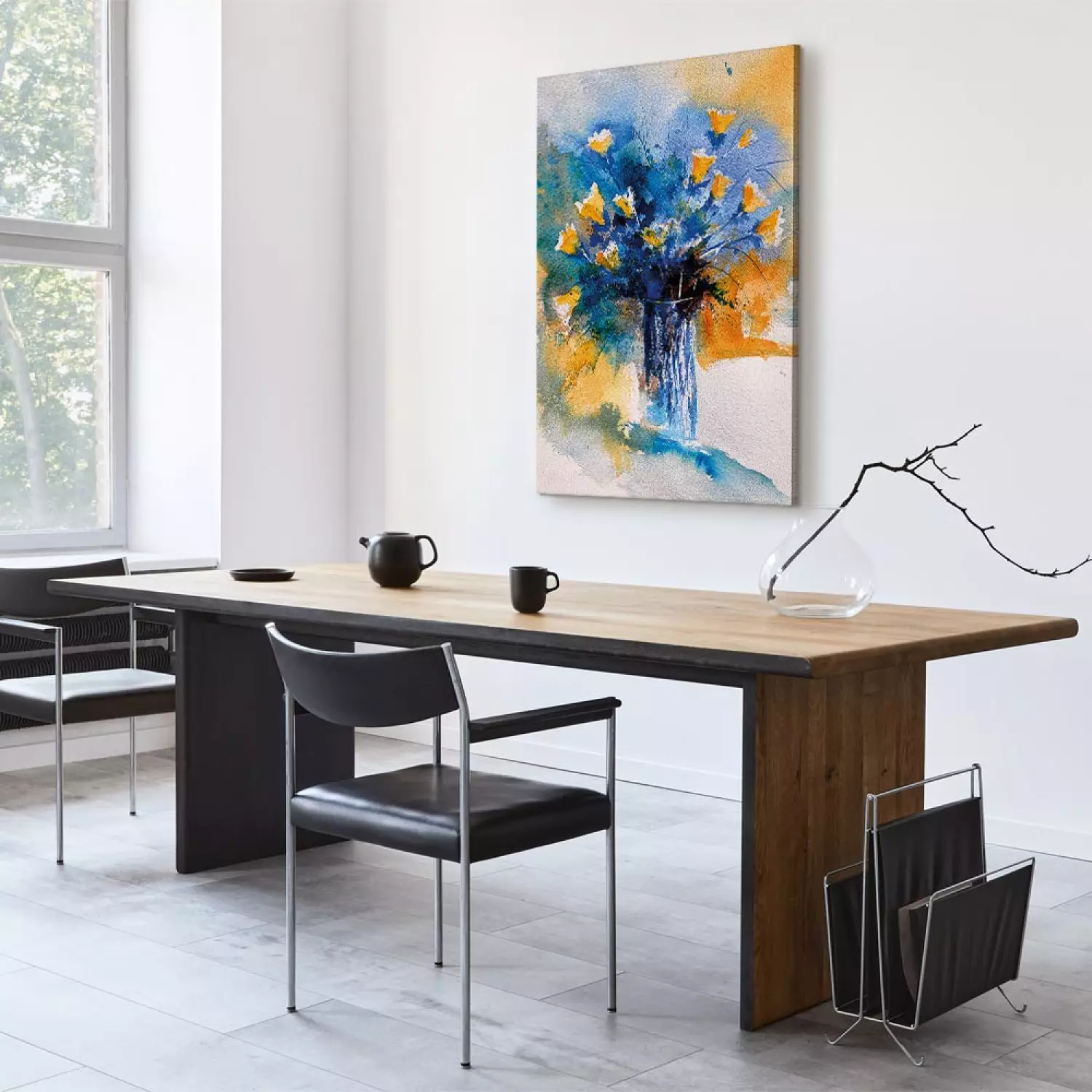 Canvas Art Print Flowery Artistry
