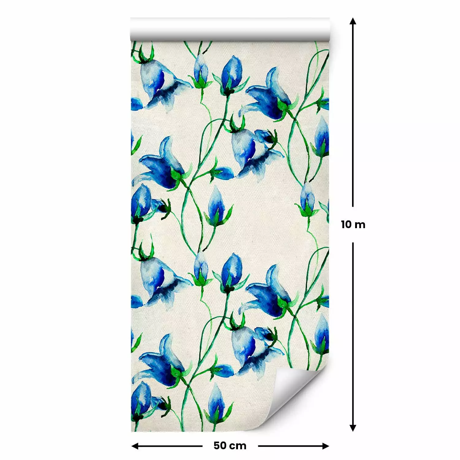 Wallpaper Blue Bell Flowers