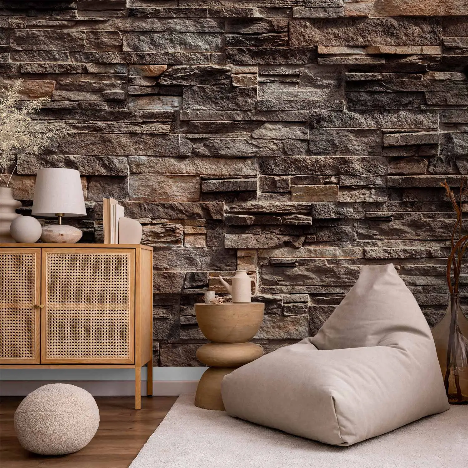modern stone colour wallpaper