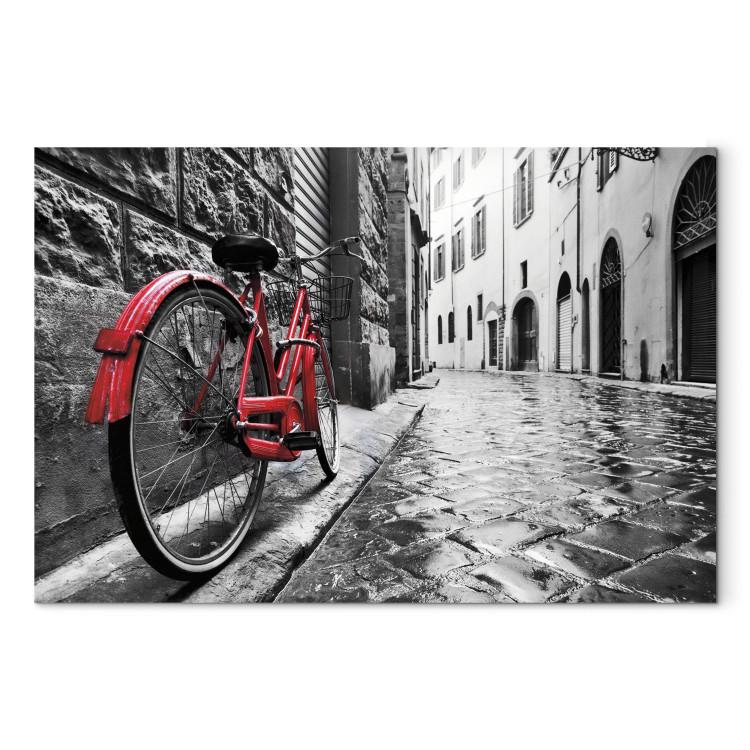 Canvas Vintage Red Bike