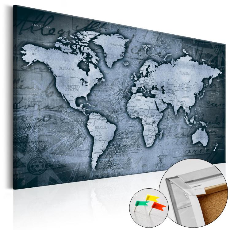 Decorative Pinboard Sapphire World [Cork Map]