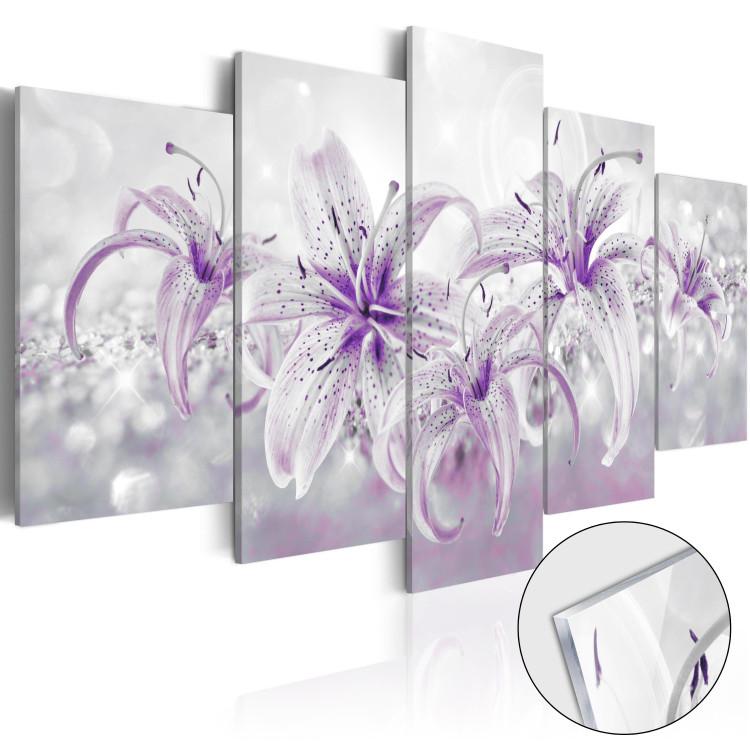 Acrylic Print Purple Graces [Glass]