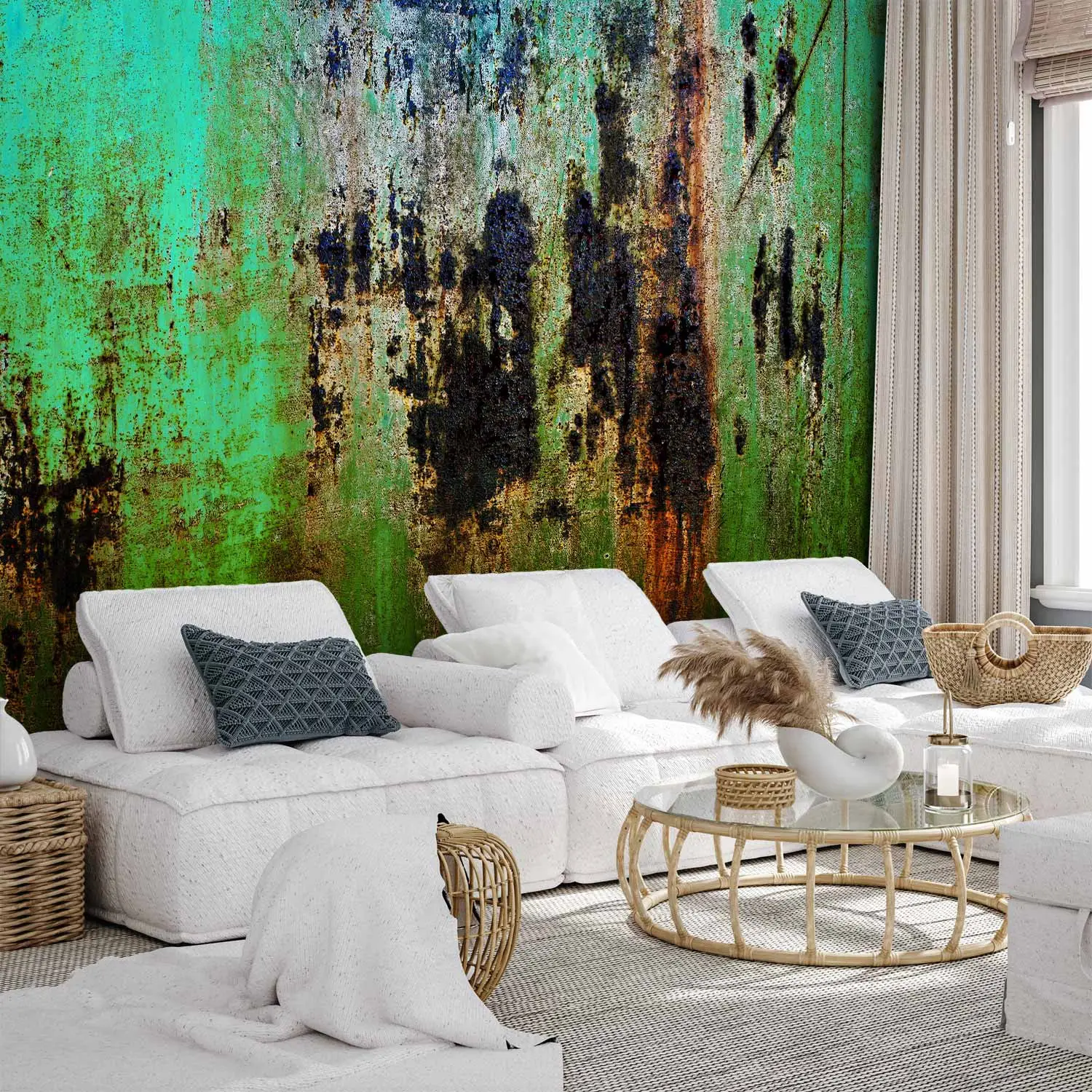 emerald textured wallpaper