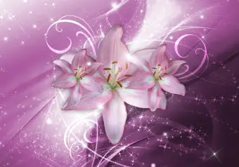 purple flower wallpaper b&q