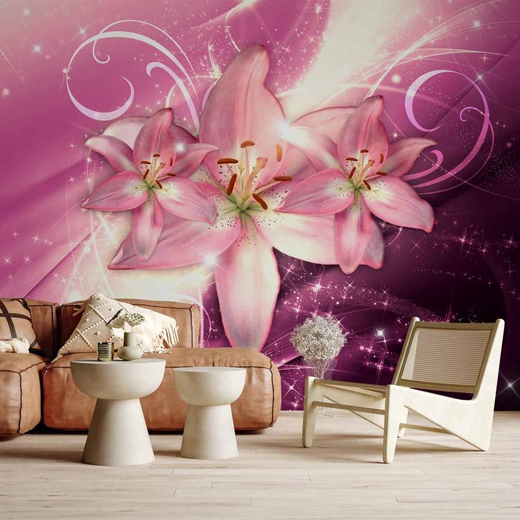 Wall Mural Pink Constellation