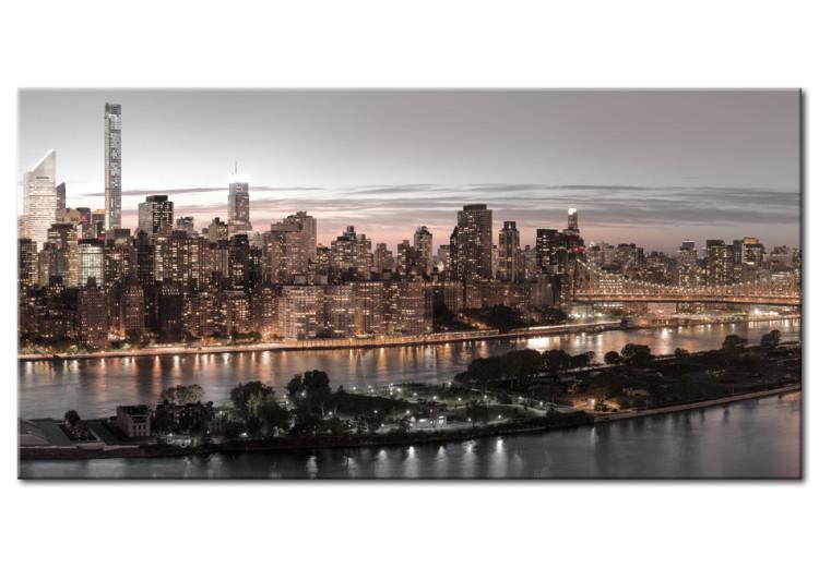 Canvas Manhattan at Twilight