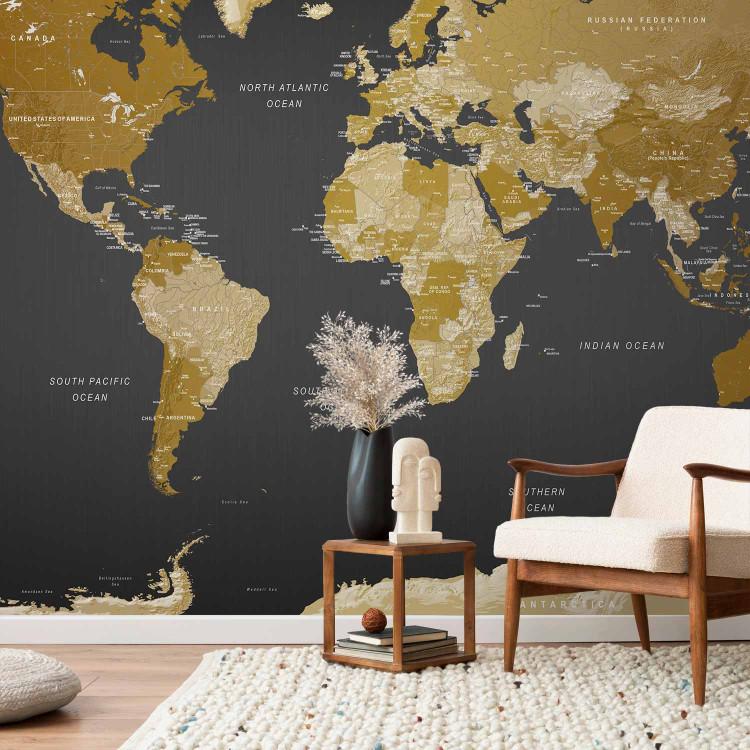 Wall Mural World Map: Modern Geography