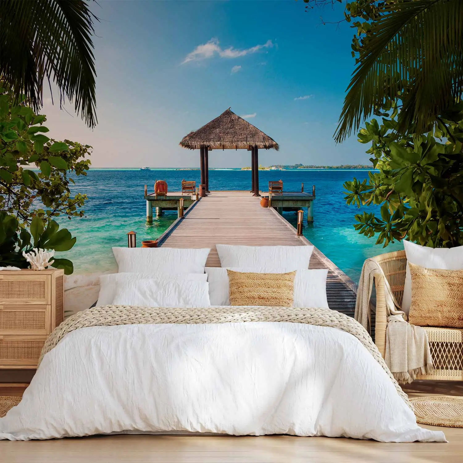 hawaiian wallpaper mural