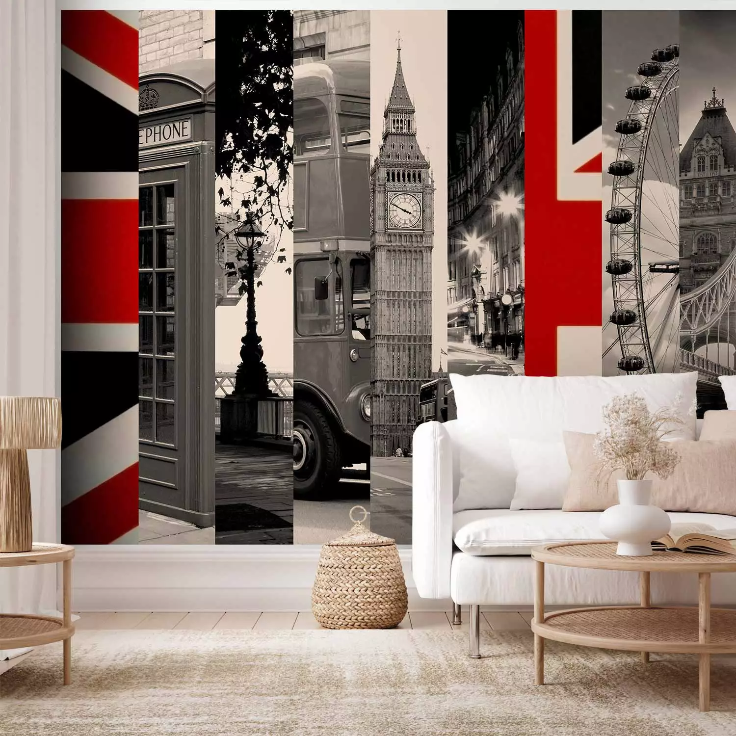 Photo Wallpaper London, United Kingdom - architectural elements with the British flag
