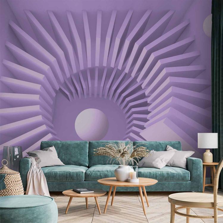 Wall Mural Lavender maze