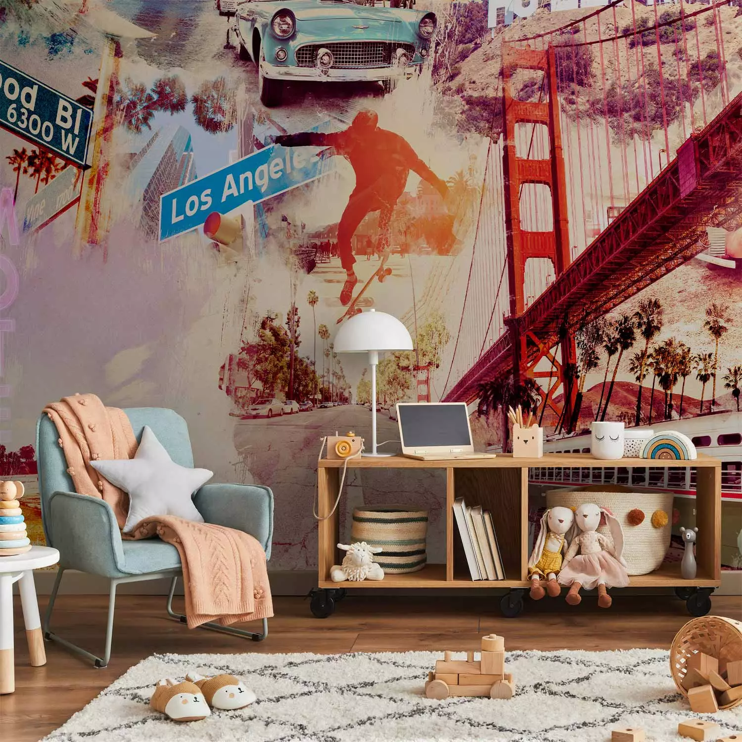 Wall Mural Hollywood, Miami, Los Angeles...